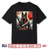 Japanese Samurai German Shepherd Kawaii Ukiyo E Ninja Dog Shirt