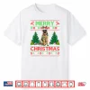 Merry Christmas Lighting Ugly German Shepherd Christmas Shirt