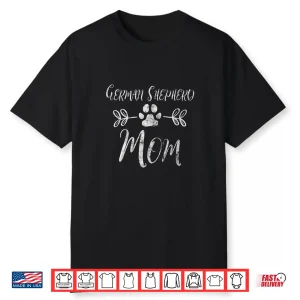 Womens German Shepherd Mom Shirt Shepherd Lover Owner Dog Mom Gift Shirt