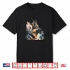Beautiful Watercolor German Shepherd Portrait Professional Graphic Shirt