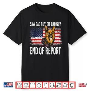 K Nine German Shepherd Police Dog Law Enforcement K Nine Handler Shirt