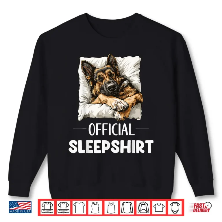Sweatshirt Official German Shepherd Sleepshirt Dog Lover Sleepwear Shirt