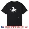 Cowboy Riding A German Shepherd Distressed Dog Shirt