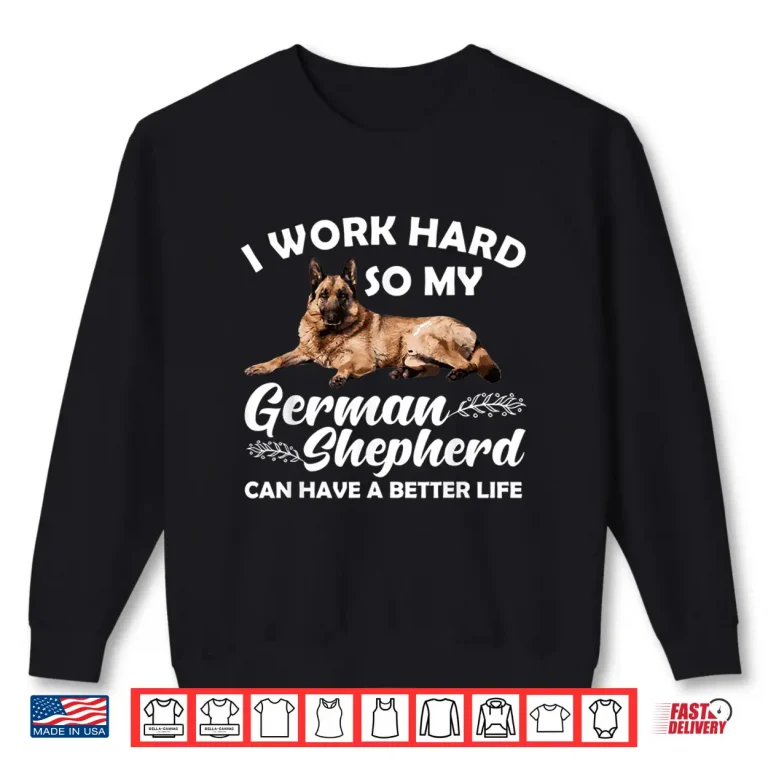 Sweatshirt Cool German Shepherd Art German Shepherd Lover Dog Professional Graphic Shirt