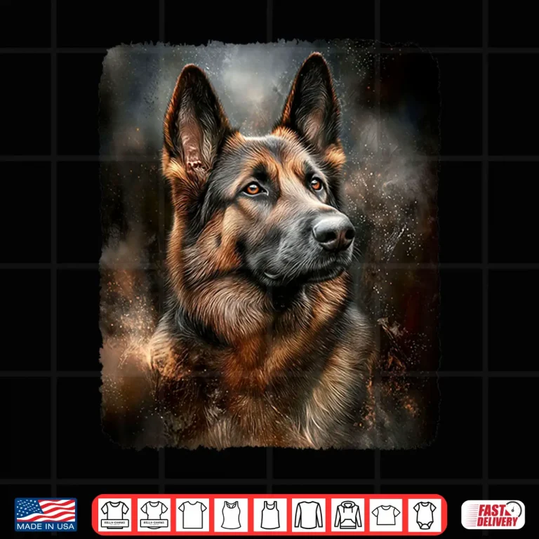 Design German Shepherd Dog Design Dog Lover Professional Graphic Shirt