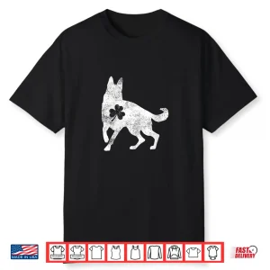 German Shepherd Irish Clover St Patricks Day Dog Gift Shirt