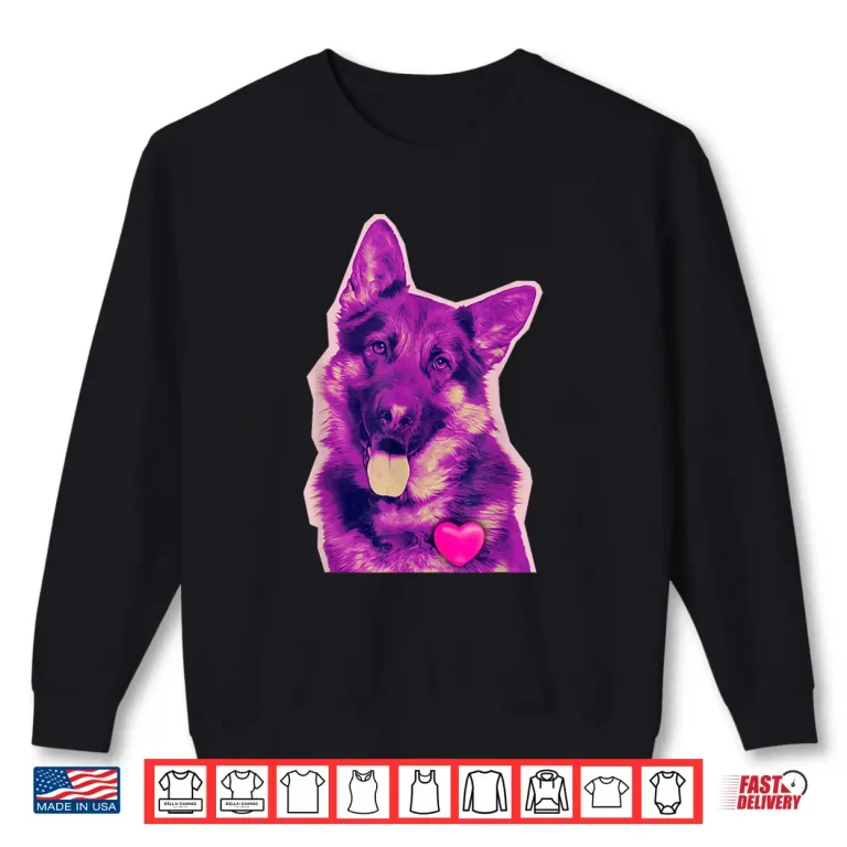 Sweatshirt German Shepherd Love Dog Lover Pet Dog Trainer Breeder Shirt