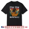 German Shepherd Pew Pew Dog Vintage Retro Sunset Dogs Guns Shirt