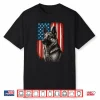 Patriotic German Shepherd American Flag Dog Shirt
