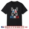 Patriotic German Shepherd Dog Merica Fourth Of July Shirt