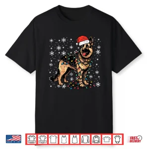 Christmas German Shepherd Xmas Police K Nine Dog Shirt