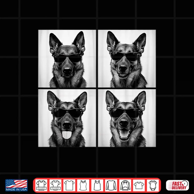 Design Funny German Shepherd Lover Cute GSD Dog Photo Booth Shirt
