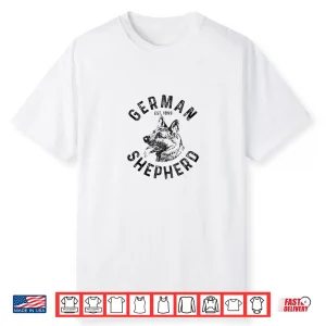 German Shepherd Dog Professional Minimalist Modern Graphic Shirt