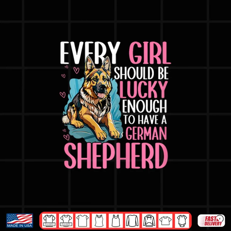 Design Lucky Enough To Have A German Shepherd Professional Identity Shirt