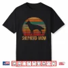 Retro German Shepherd Mom Gift Dog Mother Pet Shepard Mama Shirt