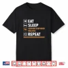 Eat Sleep German Shepherd Walking Repeat Gsd Lover Shirt