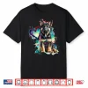German Shepherd Puppy Mom Lover Watercolor Painting Heart Shirt