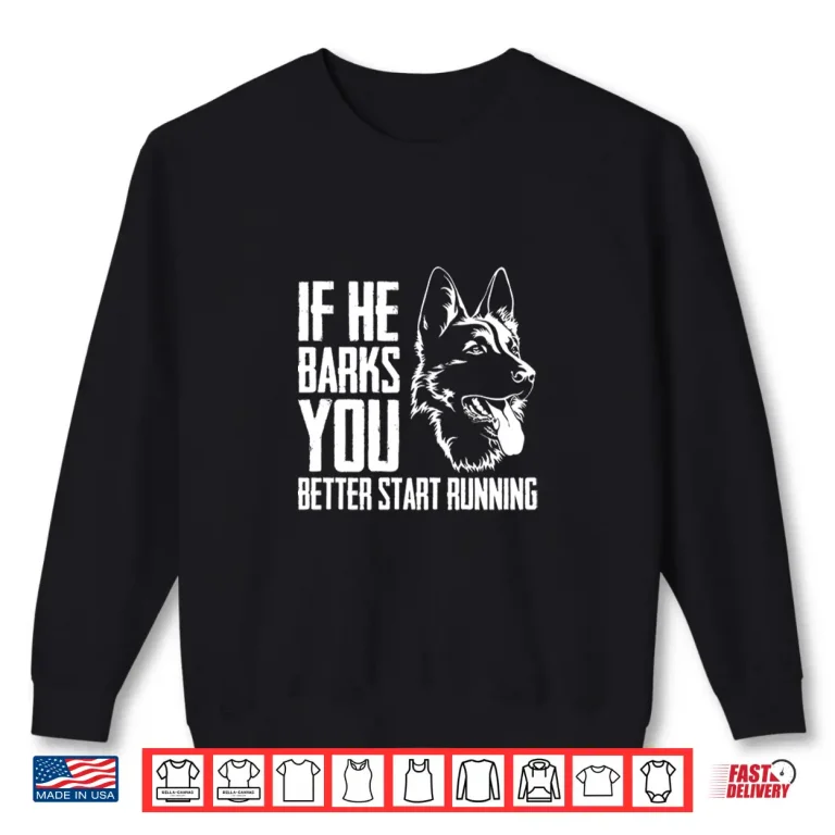 Sweatshirt K9 Unit Thin Blue Line German Shepherd Police Dog Shirt