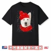 White German Shepherd Dog Scarf Christmas Sweater Xmas Pet Shirt