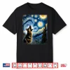 Alsatian Dog Artistic Van Gogh Starry Night German Shepherd Shirt