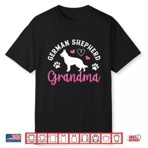 Cute German Shepherd Grandma Dog Owner Shirt