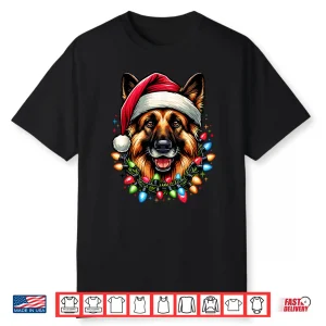 Dog Owner Xmas Men Women Favorite German Shepherd Christmas Shirt