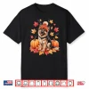 Funny German Shepherd Fall Scarf Autumn Leaves Dog Lovers Shirt