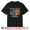 German Shepherd Dad Dog Lovers American Flag 4Th Of July Shirt
