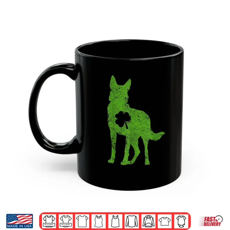 Mug German Shepherd St Patricks Day Men Dog Shamrock Shirt