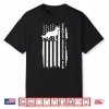 Mens German Shepherd Dad Vintage American Flag Patriotic Dog Shirt