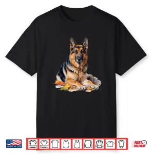 Autumn German Shepherd Lovers Fall Dog Shirt