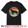 Circular Retro German Shepherd Owner Gift Shepard Dad Mom Shirt