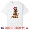 German Shepherd Dog Christmas Lights Xmas Shirt