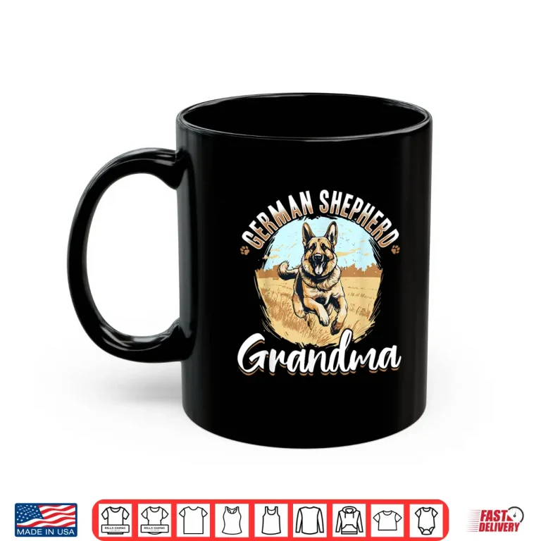 Mug German Shepherd Dog Breed German Shepherd Grandma Shirt