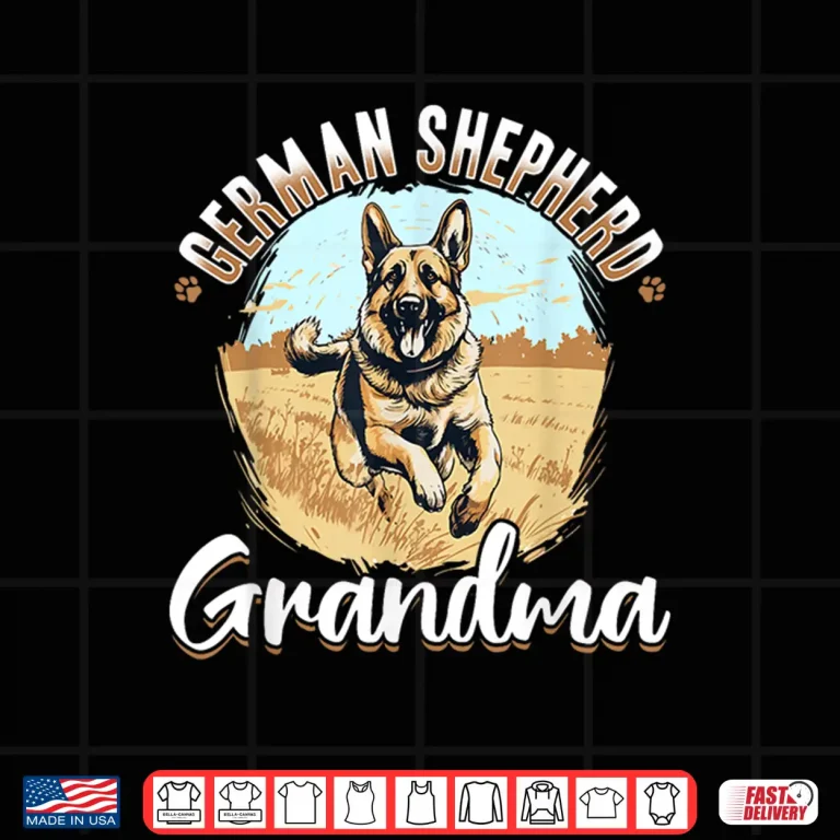 Design German Shepherd Dog Breed German Shepherd Grandma Shirt