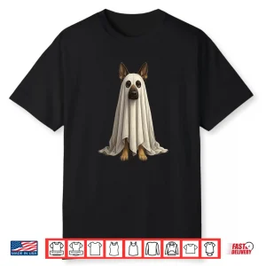 German Shepherd Ghost Halloween Costume Dog Owner Lover Shirt