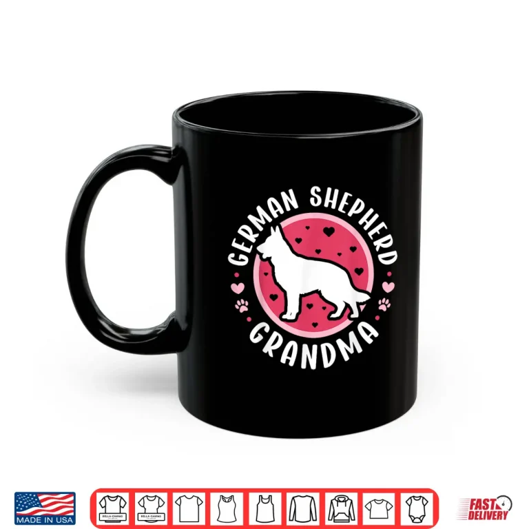 Mug German Shepherd Grandma Heart Professional Identity Shirt