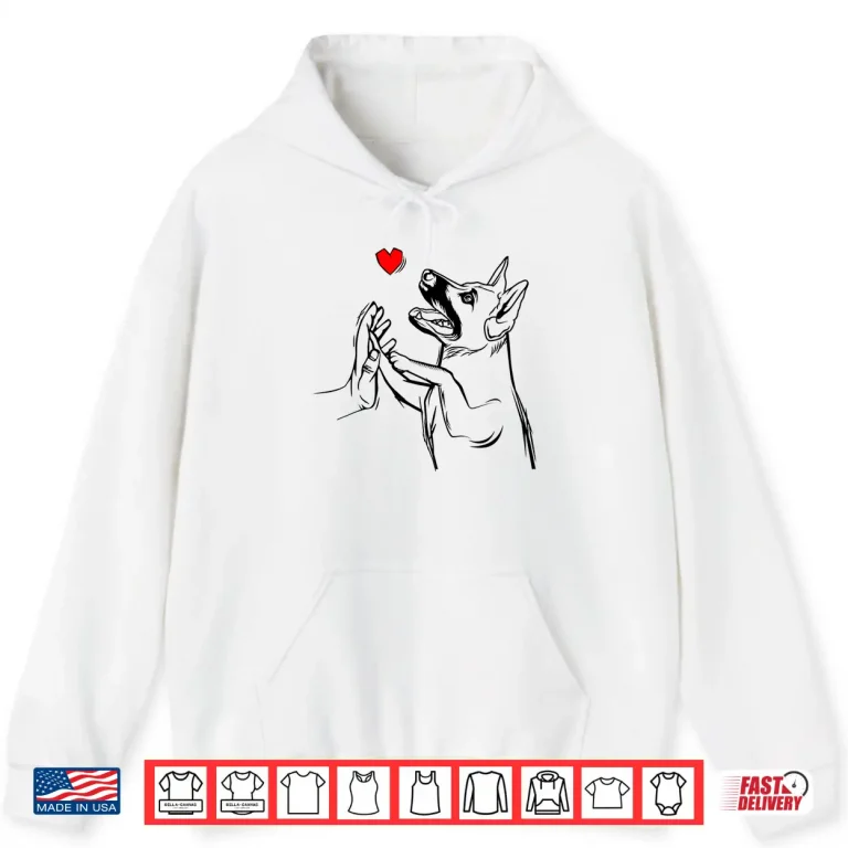 Hoodie German Shepherd Love Dog Mom Funny Girl Gifts Shirt