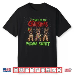 This Is My Christmas Pajama Shirt German Shepherd Dog Xmas Shirt