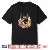 Unique German Shepherd Dog Pastel Flower Vintage Shirt