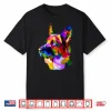 Colorful Shepherd Police German Shepherd Dog Portrait Shirt