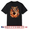 German Shepherd Fall Leaves Thanksgiving Day Dog Lover Puppy Shirt