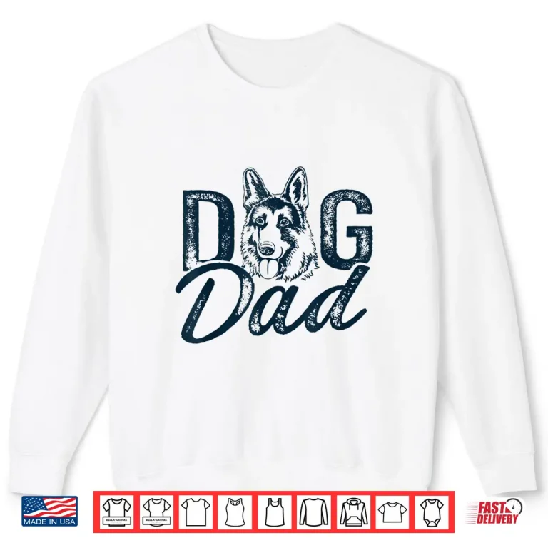 Sweatshirt Mens German Shepherd Dog Dad Shirt