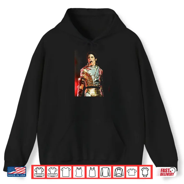 Hoodie Michael Jackson Live History World Tour Sheffield 1997 Shirt