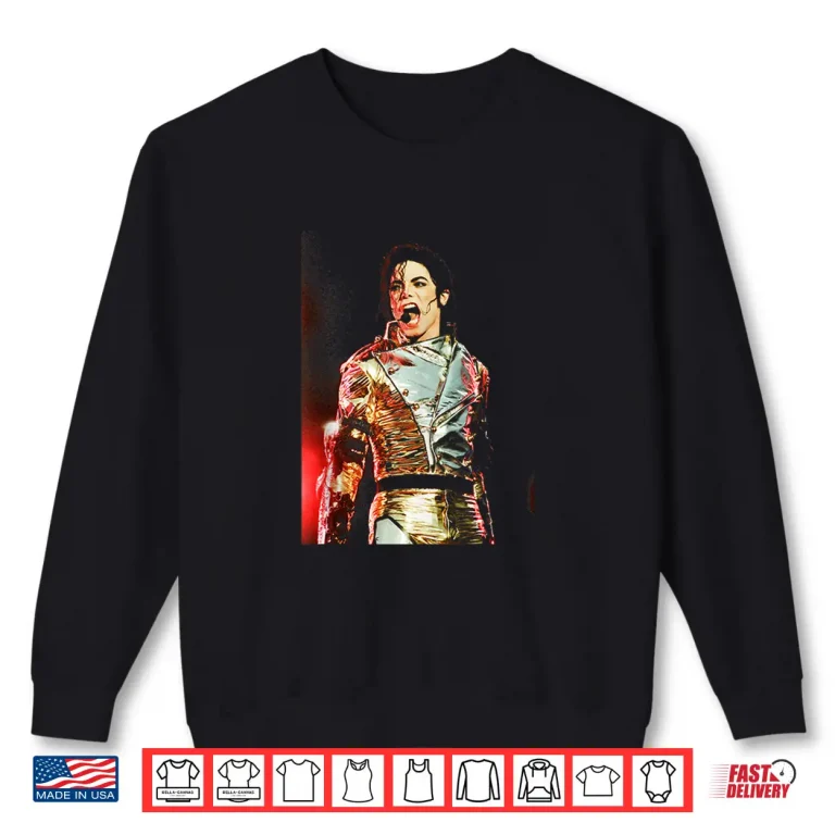 Sweatshirt Michael Jackson Live History World Tour Sheffield 1997 Shirt