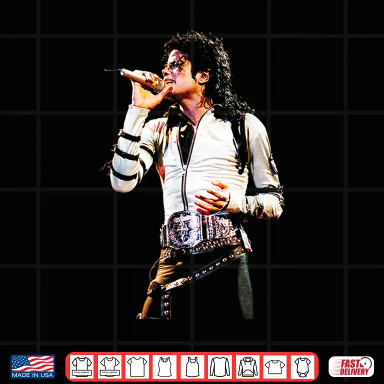 Design Michael Jackson Bad World Tour Smooth Criminal Live 1988 Shirt