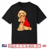 Poodle Dog I Love Mom Tattoo Lover Funny Gift Shirt