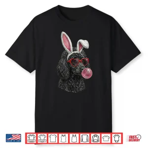 Poodle Easter Bunny Dog Lover Shirt