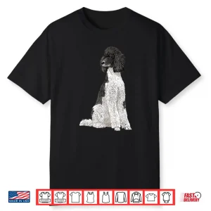 Sitting Dog Poodle Shirt