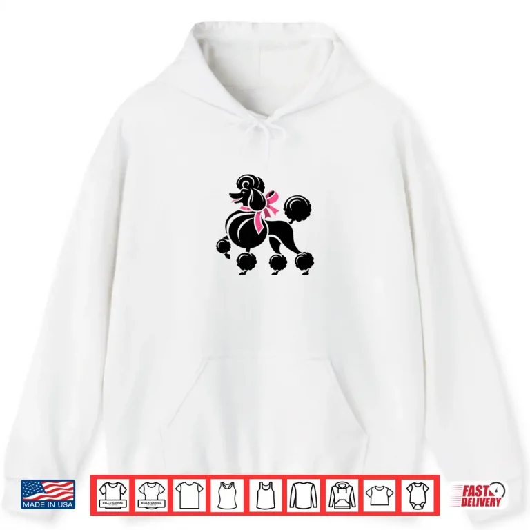 Hoodie Sock Hop Cutie 50s Costume Big Poodle 1950s Party Cute Shirt